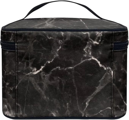 JoyLamoria Marble Print Cosmetic Bag Printed Handbag Coin Purse Wallet Tote Pouch