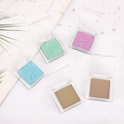 Erinde Single Beige Gray Matte Eyeshadow Palette, Natural Eye Shadow Makeup for Older Women, Neutral Nudes High Pigment Mini Monochrome Eyeshadow Sombra Para Ojos, Vegan & Cruelty-Free, C02 Dove Grey