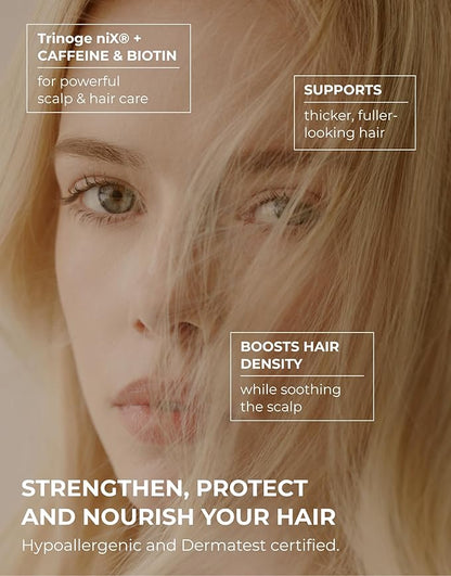 Motifull Hair Boosting Hair Thickening Shampoo for Thinning Hair with Biotin & Caffeine | Hair Growth Shampoo for Stronger Root & Volume (16.9 fl oz)