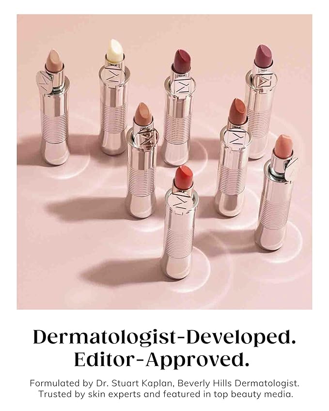 KAPLANMD Perfect Pout SPF Lipstick – Anti-Aging Lipstick with SPF 30, Hyaluronic Acid & Maxi-Lip Peptide – Moisturizing Color for Dry Lips – Non-Sticky Cruelty-Free Formula – HOLLYWOOD