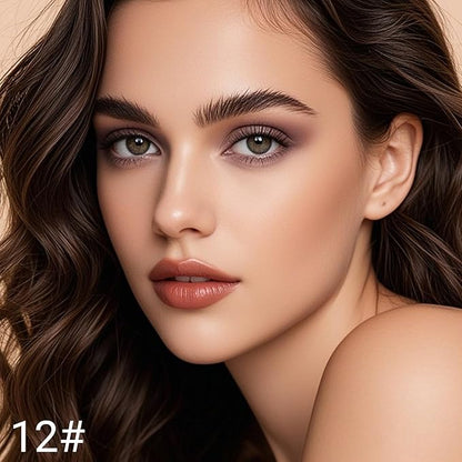 Erinde Waterproof Eyeshadow Stick, Cream Eye Shadow Stick, Long-Lasting, Crease-Proof, Cream to Powder Buildable & Blendable Eye Shadow Pencils Crayon, Vegan & Cruelty-Free, 12 Light Taupe