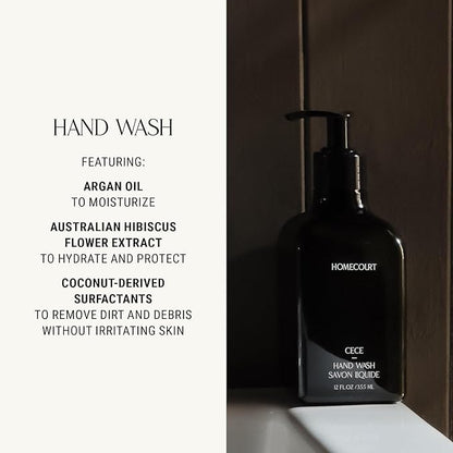 Homecourt Hand Wash, Gently Cleanses & Hydrates, Removes Dirt & Debris Without Irritating Skin, Clean Formula, Cece 2.0, 12 fl oz