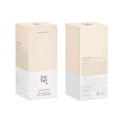 Beauty of Joseon Glow Deep Serum Rice Alpha-Arbutin Moisturizing Uneven Skin Tone Daily Korean Skin Care for Men and Women, 60ml, 2 Fl.Oz
