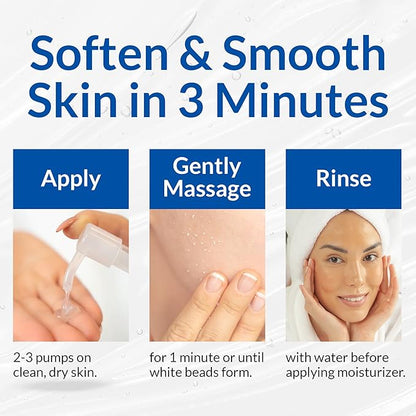 Cure by Toyo | Aqua Gel Gentle Exfoliator | Clear and Softer Skin | Non-Abrasive Face and Body Cleanser | Sensitive Skin | 3 Pack