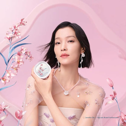 FLORASIS Flawless Jade Breathable Longwear Cushion Foundation (Ode to Embroidery) (N25 Rippling Lotus, 1 Count)