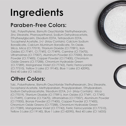 Vera Moore Eyeshadow, Highly Pigmented Eyeshades and Textures, Provide Bold and Lasting Looks, Suitable for Any Event, Easily Blendable Eye Makeup in Multiple Shades. (Icy)