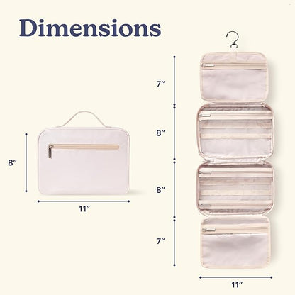 VANDEL Waterproof Hanging Toiletry Bag for Travelling, Hanging Makeup Bag, Cosmetic Travel Bags for Women Travel Toiletry Bags, Makeup Case Toiletries Organizer Hygiene Bathroom Shower Caddy