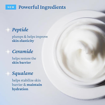 belif Moisturizing Bomb – Daily Ceramide Moisturizer with Peptide & Squalane, 48hr Hydration & Anti-Aging Cream, Milky & Lightweight, Restores Skin Barrier, Korean Skincare, 1.68 fl oz (50ml)
