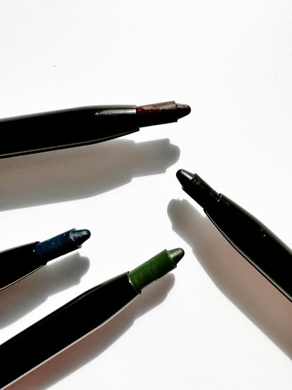 Sandstone Scandinavia Waterproof Eyeliner Pencil - Vegan Hypoallergenic for Sensitive Eyes - Smudge Proof Gel-Eyeliner - Hypoallergenic Makeup (Green)