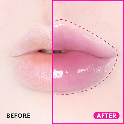 COLORGRAM FRUITY GLASS GLOSS 03 GIGGLE STRAWBERRY | Non-Sticky Glossy Lip Tint with Glass-Like Shine | Long-Lasting Hydrating Lip Gloss for Smooth & Plump Lips