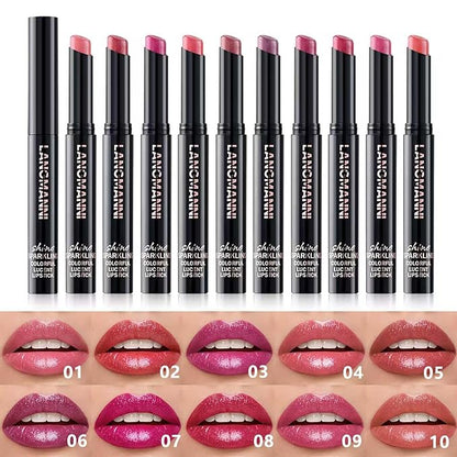 Youthful Red Lipstick For Women Matte Nude Glitter Shimmer Metallic Highly Pigmented Moisturizing Lip stick Hypoallergenic Waterproof Long Lasting Lipsticks Quick Makeup Lightweight Portable 09 #