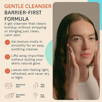 Fig.1 Clarifying Gel Cleanser | AHA BHA Tea Tree Oil Formula for Oily & Sensitive Skin Face wash | Deep Pore Cleansing, Dermatologist-Tested for Acne Prone, Vegan & Refillable Skincare Solution, 100ml