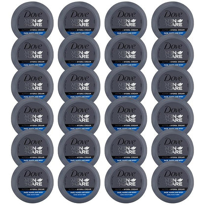 Dove Men+Care Ultra Hydra Cream - Dove Lotion, 3-In-1 Advanced Skin Care for Men, Face Cream, Hand & Body Lotion for Dry Skin, 2.53 Fl Oz (Pack of 24)