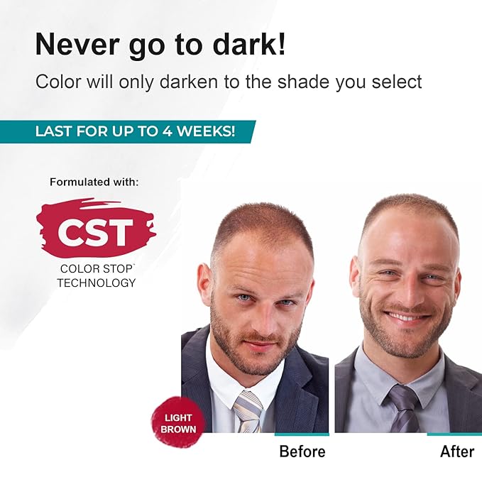 Sport Eyebrow Colorant, Men's Long Lasting Treatment to Cover Gray Brow Hairs, Natural Black
