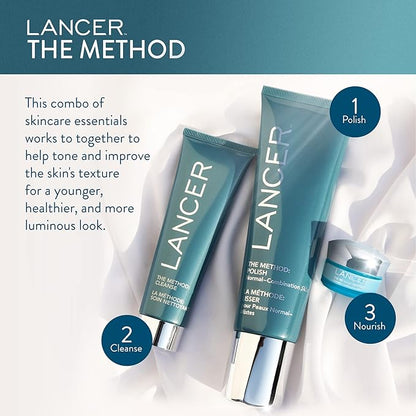 Lancer Skincare The Method: Cleanse Face Cleanser, Daily Face Wash with Salicylic Acid, Oily or Congested Skin, 4.05 Fluid Ounces
