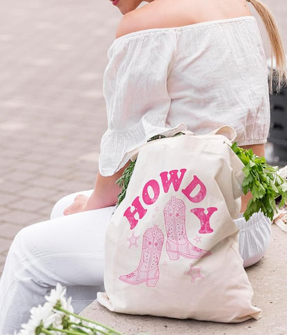Cowgirl Western Tote Bag For Women, Cute Tote Bags, Cowgirl Accessories for Women, Western Gift