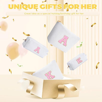 Mothers Day Gifts for Mom,Mum Gifts from Daughter,Birthday Gifts for Wife Sister Her,Mother in Law Gift,Mama Gifts Idea,Makeup Bag Set Cosmetic Bag - White,M