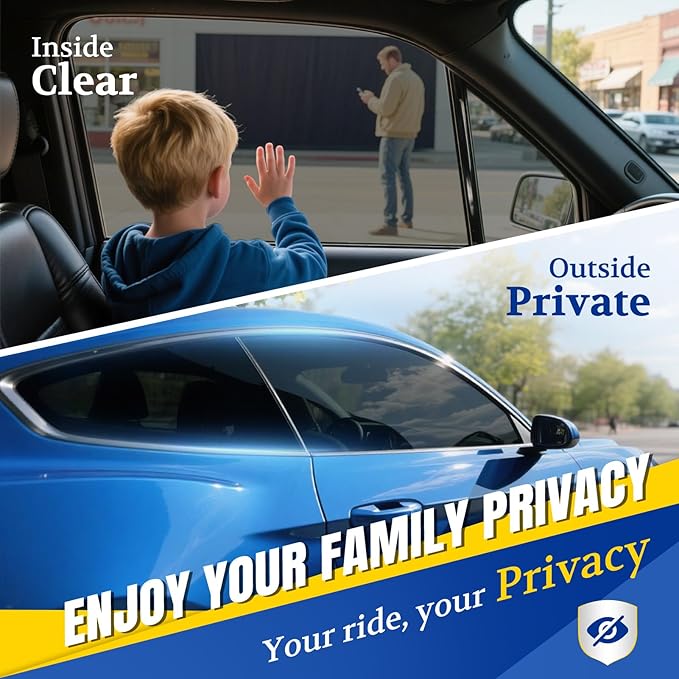 ARANA Nano Ceramic Window Tint Car 5% Percent, Automotive 5% Window Tints Professional Privacy Film for Car Trucks, 99% UV Heat Blocking Anti Glare & Scratch 20" in x 10'Ft