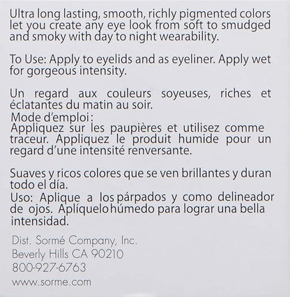 Sorme Cosmetics Long Lasting Eye Shadow, Taupe, 0.56 Ounce