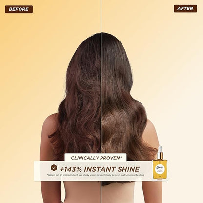 Gisou Honey Infused Hair Oil - Hydrating & Frizz Control Treatment with Mirsalehi Honey, Adds Shine & Heat Protectant for All Hair Types, 1.7 Fl Oz