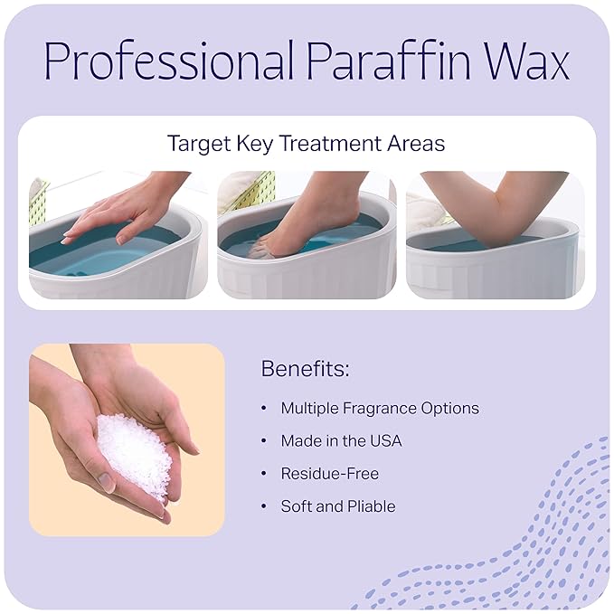Therabath Paraffin Wax Refill - Thermotherapy - For Hands, Feet, Body - Deeply Hydrates - Made in USA, 6 lb. Clean