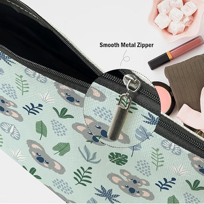 2 PCs Koala Gifts, Cute Koalas Makeup Bag, Koala Stuff Cosmetic Bag Travel Pouch, Animal Lovers Gifts for Women Girls Daughter Best Friend Sisters Niece Friendship Graduation Birthday