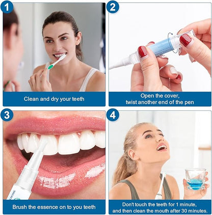 Teeth Whitening Essence Pen for Cleaning Teeth Stains, Freshening Breath and Reducing Yellowing (3pcs)