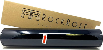 RockRose 35% Premium Carbon Car Window Tint Film 20 in x 20FT 2PLY Charcoal Privacy Film UV, Heat Blocking Tint for Car or Home Adhesive Film Easy Shrink, Plotter Friendly Pro Grade