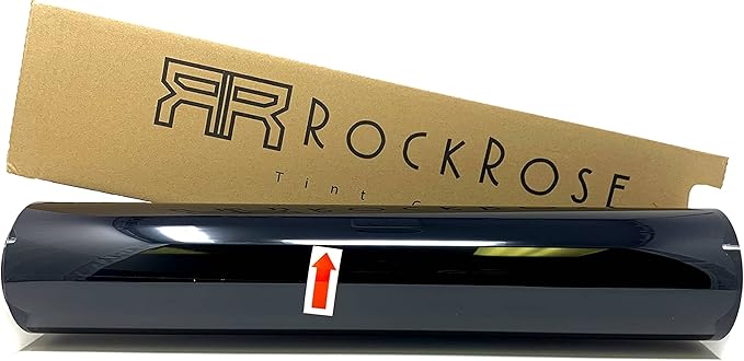 RockRose 35% Premium Carbon Car Window Tint Film 24 in x 20FT 2PLY Charcoal Privacy Film UV, Heat Blocking Tint for Car or Home Adhesive Film Easy Shrink, Plotter Friendly Pro Grade