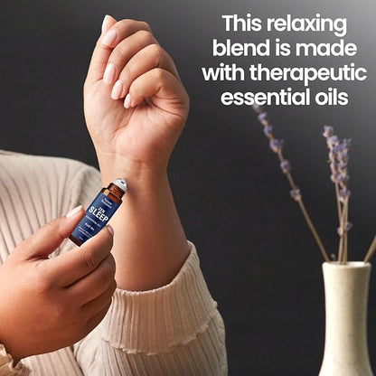 Zen Sleep Essential Oil Roll-On 10 ml - Calming Blend for Serenity & Deep Sleep - Easy-to-Use Roller Ball - Nexon Botanics