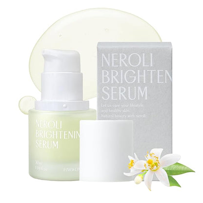 PINKWONDER Neroli Serum 1.01oz (30ml), Niacinamide and Neroli Extract for Glowing Skin, Improve Uneven Skin Tone, Hydrating and Radiance, Suitable for Sensitive Skin, Korean Skincare