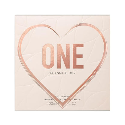 Jennifer Lopez One Eau de Parfum with Special Edition Heart Acetate Sleeve, 100 ml (3.4 FL OZ)