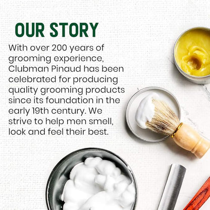 Clubman Pinaud After Shave Lotion, Soothes Skin After Shaving With Masculine Fragrance 1.7 fl. Oz x 2 packs