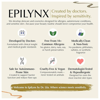 EPILYNX Waterproof Eyeliner - Smudge-Proof Liquid Eyeliner Pen with Precision Tip for Smooth, Long-Lasting Application - Vegan, Hypoallergenic & Gluten-Free Eye Liner - 6 Shades 2mL each Gift Set