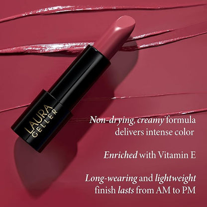 LAURA GELLER NEW YORK Modern Classic Cream Lipstick Trio - Mauve Majesty, Real Rosy, Novel Neutral