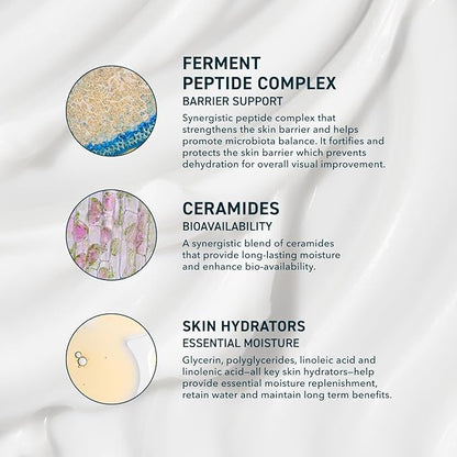 Prequel Skin AM/PM Modern Moisturizer – Hydrating Face Cream with Peptides, Ceramides & Glycerin for Dry, Sensitive, or Combination Skin – Non-Greasy Moisturizer for Barrier Support