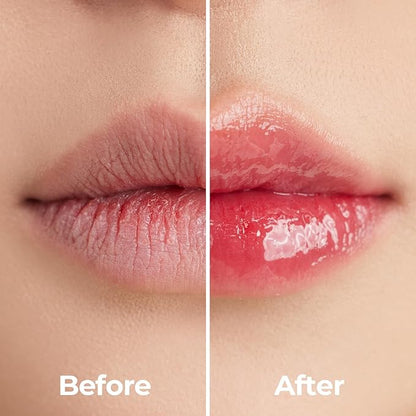 Pudding Glow Korean Lip Tint | Natural Lip Stain | Gloss to Stain | Long-Lasting & Non-Sticky | Lightweight Lip Tint 0.14 oz. (01 RED BERRY)