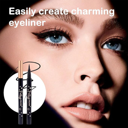 Beauty Fantasy Eyeliner Pen – Ultra-Fine Felt Tip, Waterproof & Smudge-Proof Liquid Eyeliner, 24H Long Wear, Jet Black, Quick-Drying, Cruelty-Free, 0.01 FL.OZ/0.4 ML