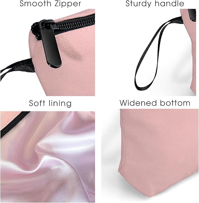Women Birthday Unique Bride to be Bridal Shower Initial Gifts for Mom Sister Friend Her Teacher Aunt Makeup Cosmetic Bag with Mirror Mothers Day Christmas Graduation E