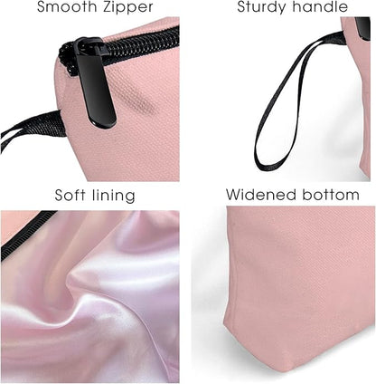 Women Birthday Unique Bride to be Bridal Shower Initial Gifts for Mom Sister Friend Her Teacher Aunt Makeup Cosmetic Bag with Mirror Mothers Day Christmas Graduation E