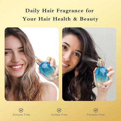 Hair Perfume for Women, Eau De Toilette Spray with Vitamin B5, Moisturizing & Nourishing Hair, Clean Fragrances Hair Spray Women, Daily Hair Repair Mist, Oceanic Osmanthus, 2.5 fl oz