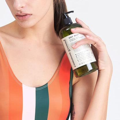 COMMON GROUND Natural Body Wash - Paraben & Cruelty Free, Vegan, Plant-Based, Botanical Freesia Scent & Avocado Oil Extracts - All Skin Types, Men & Women, Sensitive