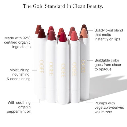 Ogee Tinted Sculpted Lip Oil, Linnea