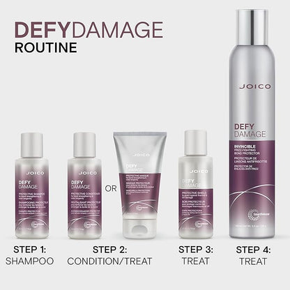Joico Defy Damage Protective Shampoo | For Color-Treated Hair | Strengthen Bonds & Preserve Hair Color | With Moringa Seed Oil & Arginine | 1.7 Fl Oz
