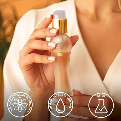 Premier Dead Sea Vitamin E & C facial serum, classic collection, Concentrated vitamin C serum for face, vitamin E oil, retinol, anti-aging serum, advanced skincare 1.7 Fl.oz