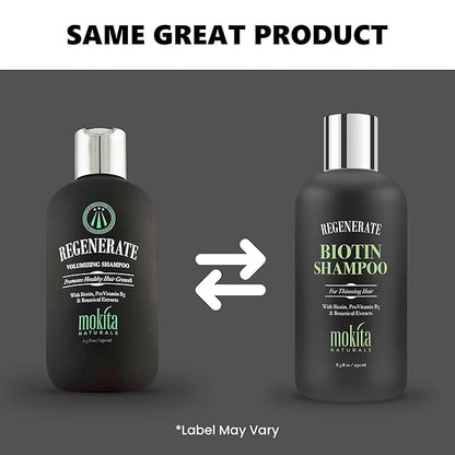Hair Volumizing and Regrowth Shampoo for Thinning Hair, Sulfate-Free & Vegan-Friendly, 8.5 Ounces