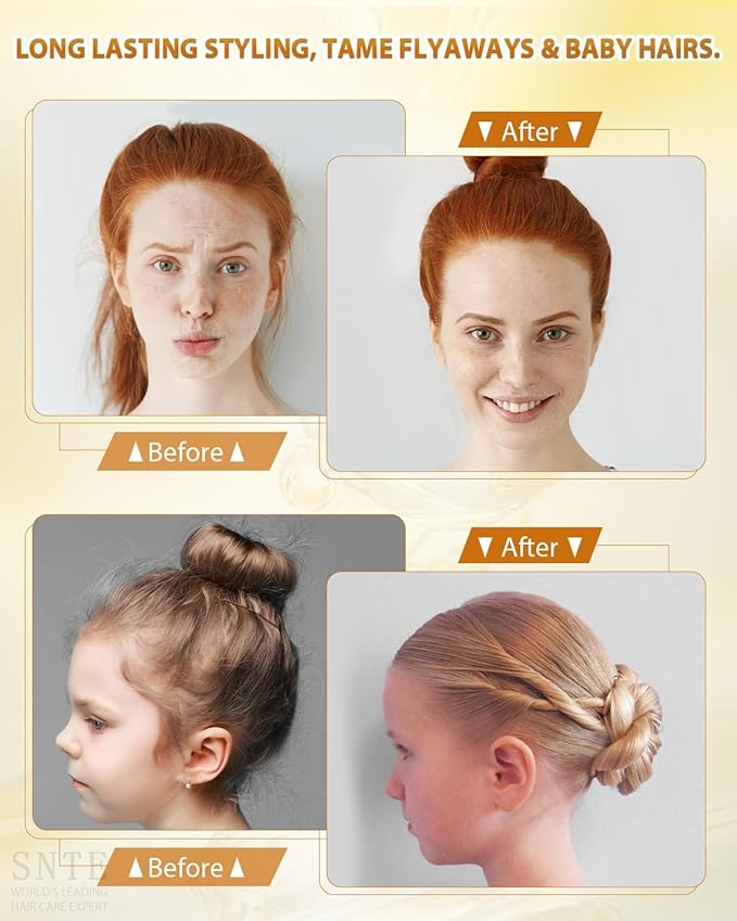 Hair Wax Stick for Wig, Wig Band for Wig Glue Lace Glue - Smooth Flyaways, Sleek Ponytails, Buns, Updos, Baby Hairs, Edge Control