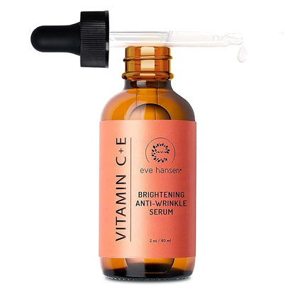 Eve Hansen Vitamin C Serum for Face - Facial Serum with Hyaluronic Acid, Vitamin E and Aloe Vera 2 oz - for softer, smoother, and more refined Skin