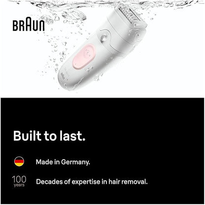 Braun Silk-épil 5 Epilator, Wet & Dry, Lasting Smooth Skin, SE5-230