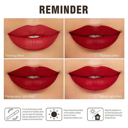 MAKI YIKA Dark Brown Lipstick for Women Color Stay Long Lasting Lipsticks, No Smudge Matte Liquid Lipstick Transferproof Cruelty-Free Lip Color |Chocolate Delight